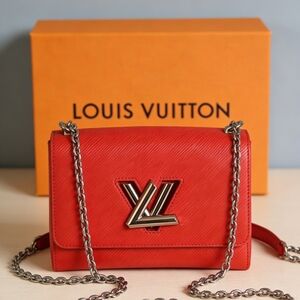 Louis Vuitton Twist MM Red Epi Bag